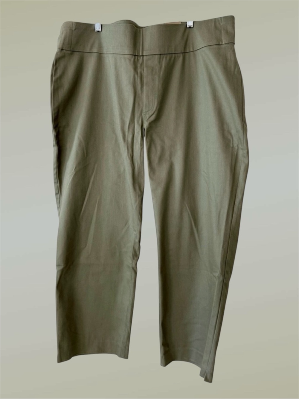 🆕 Chico's Perfect Stretch Pull-on Slim Ankle Pants in Fatigue *NWT* $75